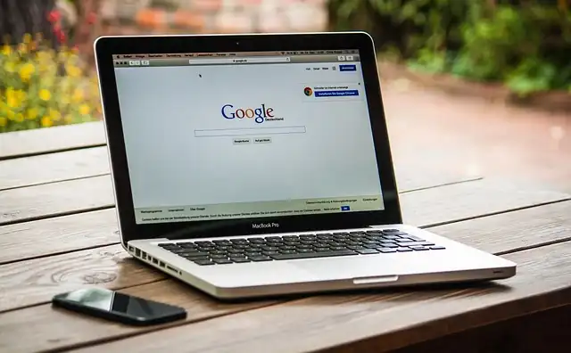 Google Search On Laptop